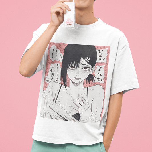 Ahegao Anime Notice Me Senpai T-Shirt