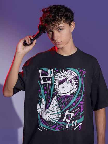 Gojo Satoru Hollow Purple Jujutsu Kaisen Oversized Tee