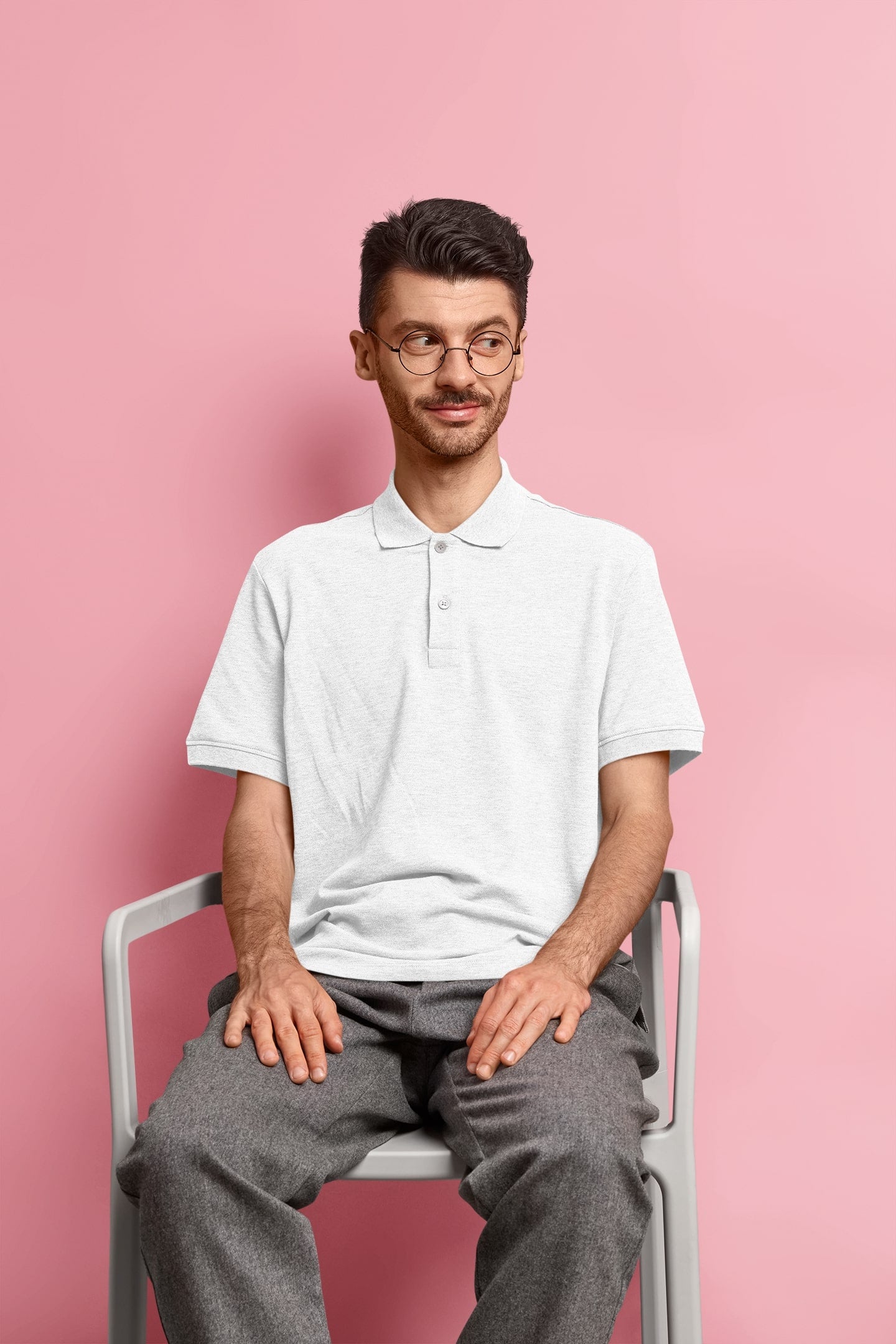 White Solid Polo Shirts: Timeless Elegance in Every Thread