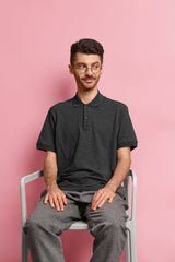 Black Solid Polo Shirts: Elegance Meets Versatility