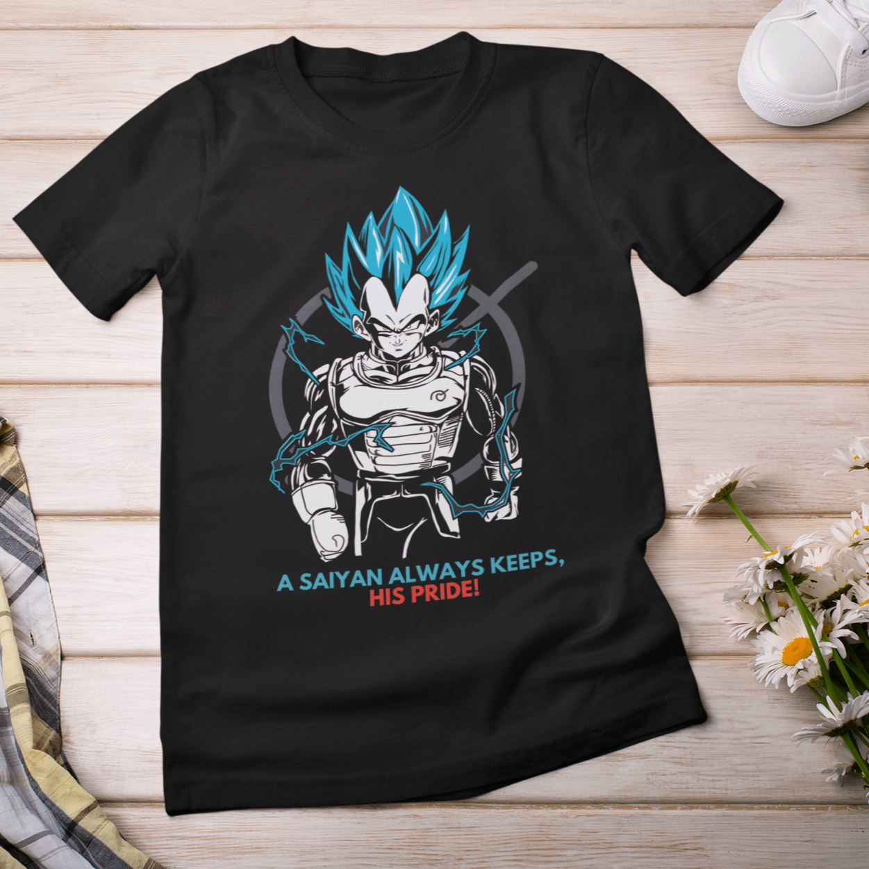 Vegeta Saiyan Pride: Dragon Ball Z Oversized T-Shirt
