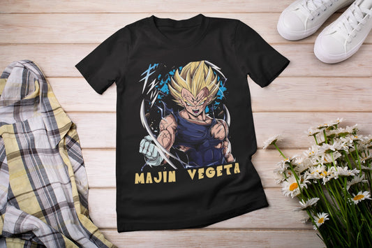 Majin Vegeta: Dragon Ball Z Saiyan Pride Oversized T-Shirt