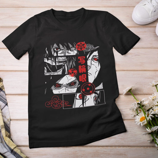 Uchiha Clan Sharingan T-Shirt - Show Your Ninja Style!