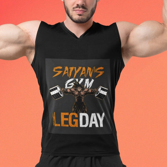 Leg Day Super Saiyan Workout Tank Top