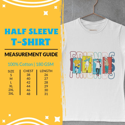 Gojo Satoru and Friends JJK Half Sleeve TShirt