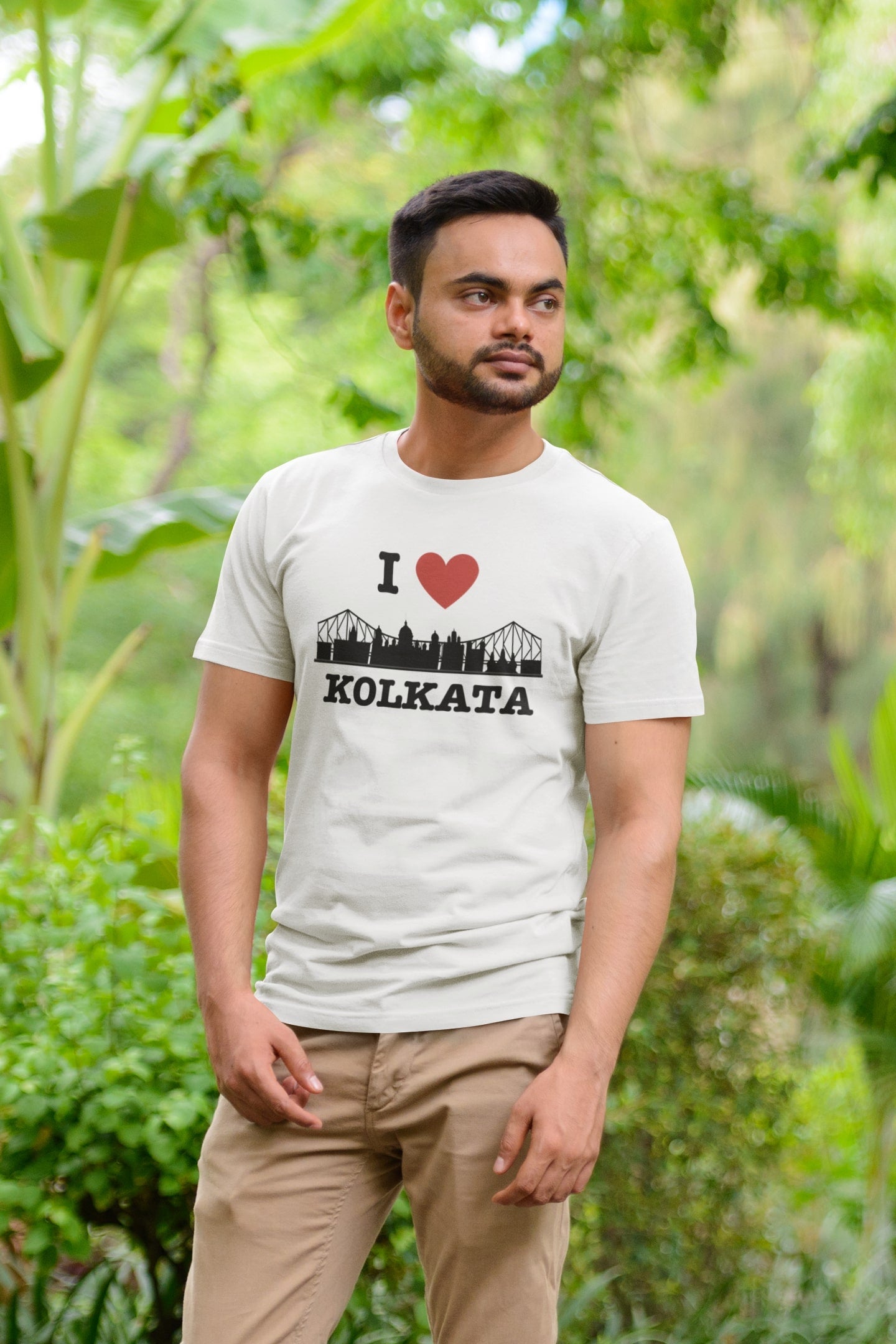 I Love Kolkata - Unisex White Tee