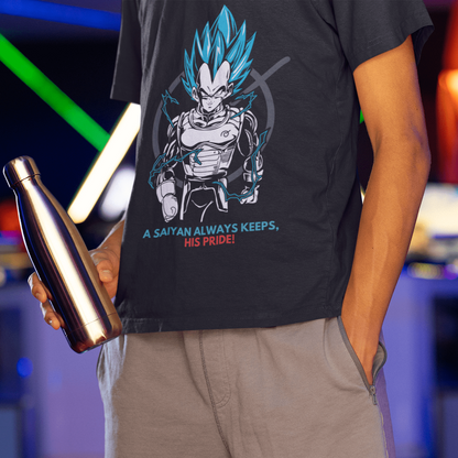 Vegeta Saiyan Pride: Dragon Ball Z Oversized T-Shirt