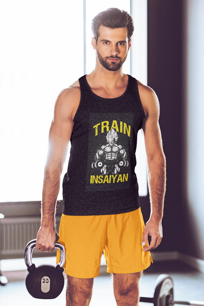 Vegeta Training to go Super Saiyan Men's Tank Top