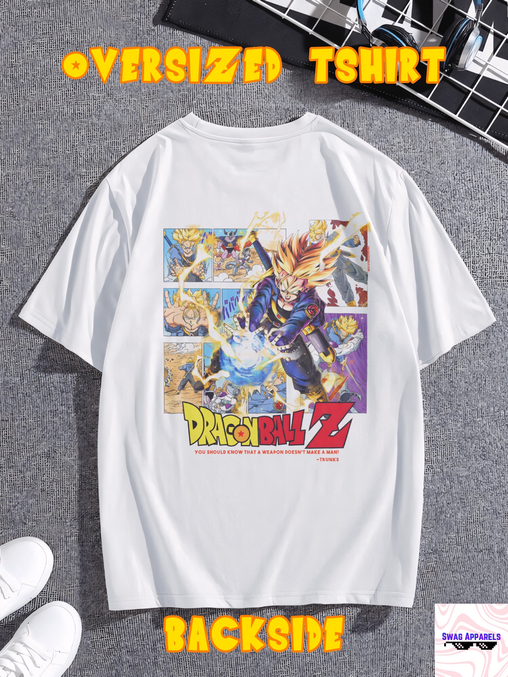Trunks Dragonball Oversized Tshirt