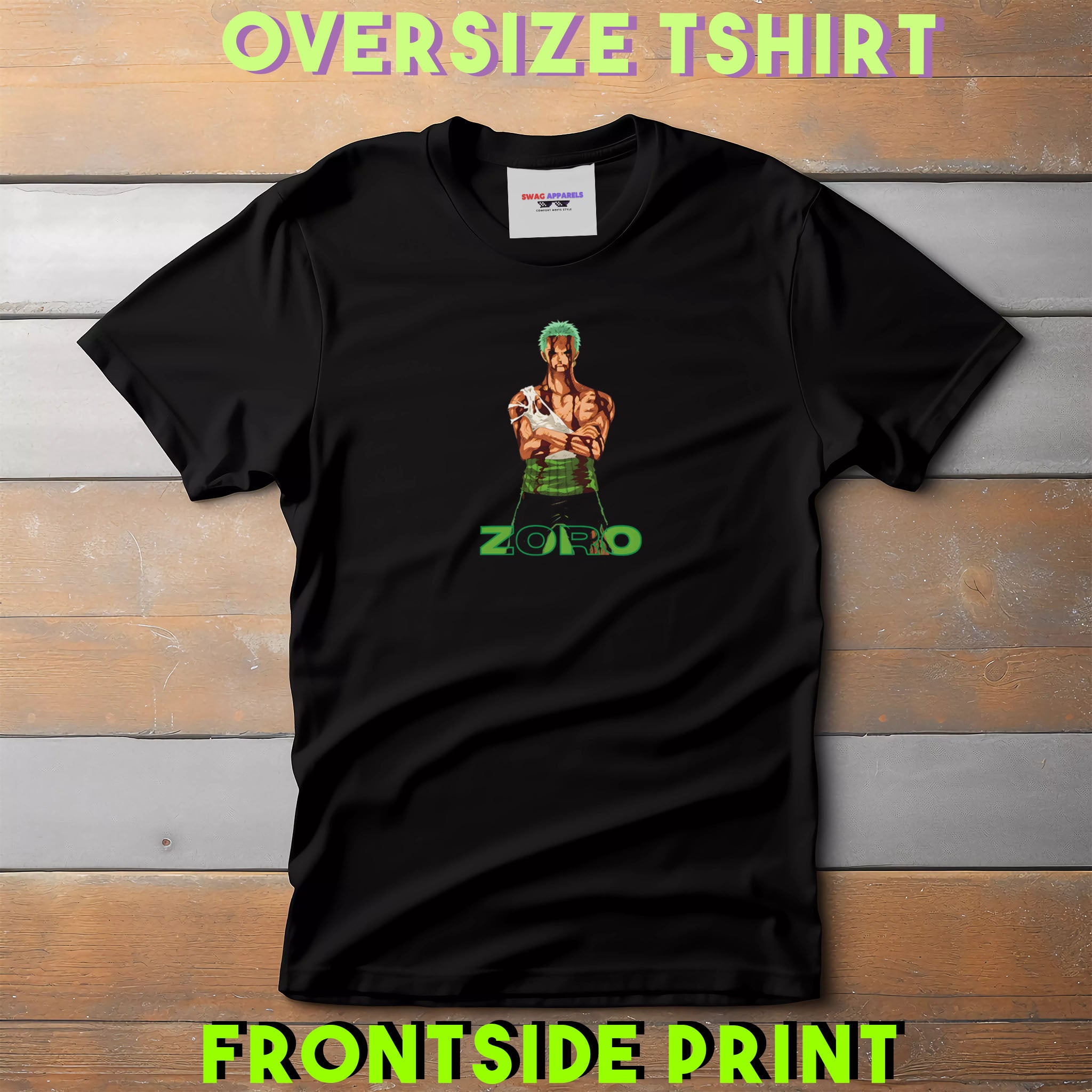 Roronoa Zoro Asura Mode Oversized T-Shirt