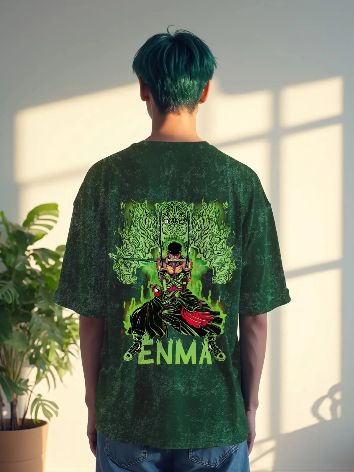 Zoro Enma Tshirt (Acid Wash)