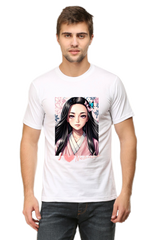 Nezuko Demon Slayer Female Round Neck Half Sleeve Classic