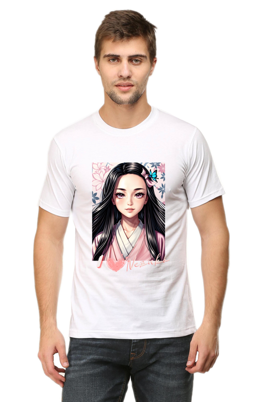 Nezuko Demon Slayer Female Round Neck Half Sleeve Classic