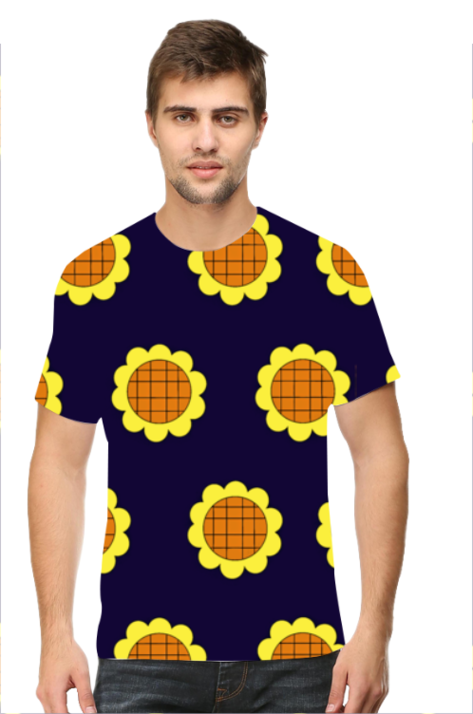 Luffy Dressrosa Sunflower AOP Tshirt