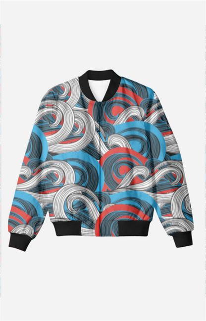 Ukiyo Waves Bomber Jacket