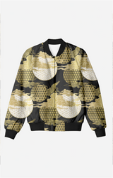 Golden Clouds Bomber Jacket