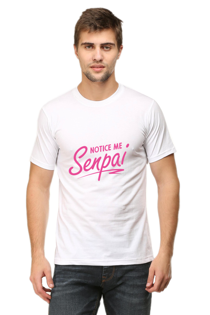 Otaku's Choice: Notice Me Senpai T-Shirt - A Magical Experience for Anime Lovers