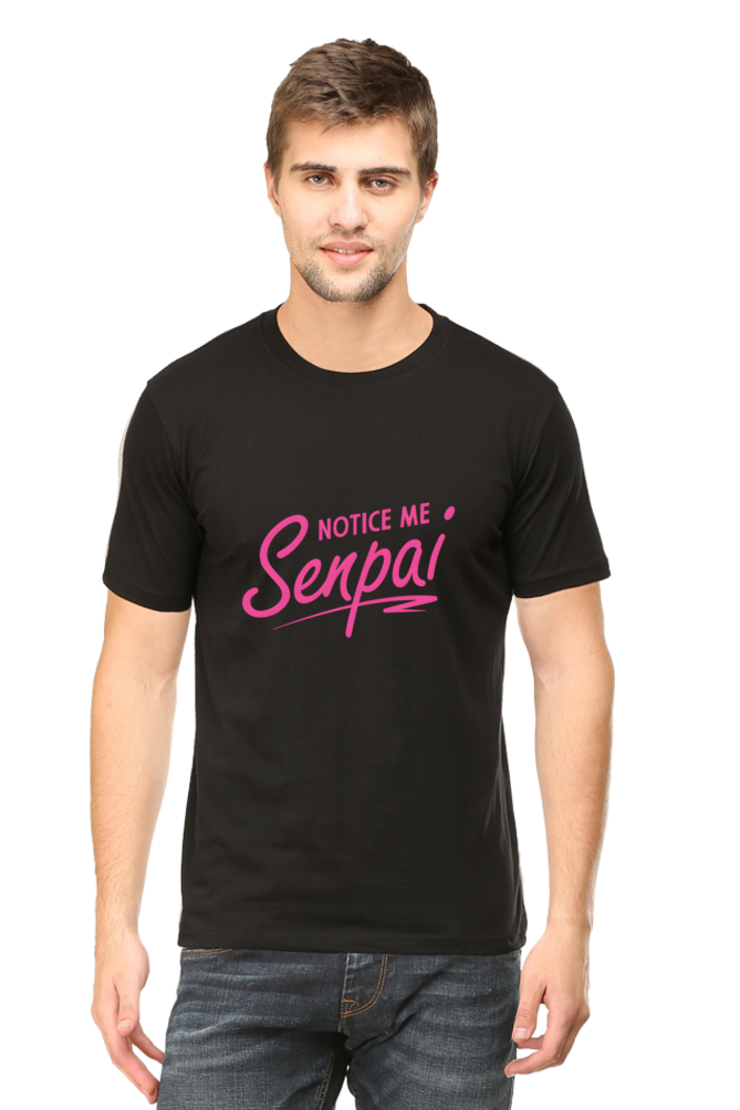 Otaku's Choice: Notice Me Senpai T-Shirt - A Magical Experience for Anime Lovers