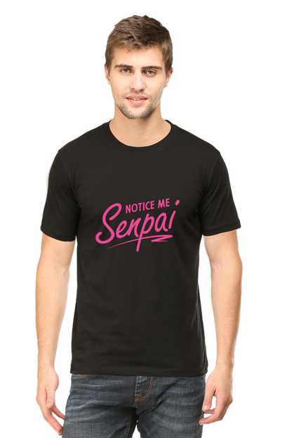 Otaku's Choice: Notice Me Senpai T-Shirt - A Magical Experience for Anime Lovers