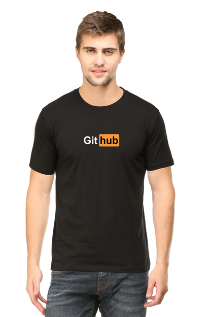 Github Half Sleeve Unisex T-Shirt for Coders
