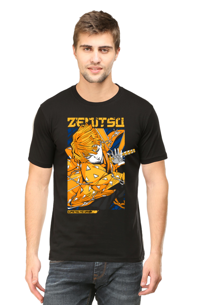 Zenitsu Lightning Style Demon Slayer Unisex DTF T-Shirt: Limited Edition