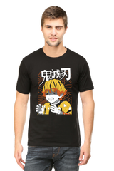 Zenitsu Funny Face Demon Slayer Unisex Design T-Shirt: Limited Edition