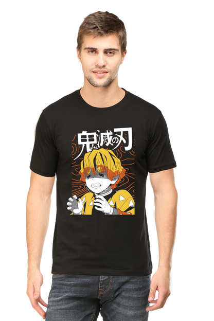 Zenitsu Funny Face Demon Slayer Unisex Design T-Shirt: Limited Edition