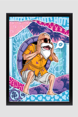 Master Roshi "Tharki" A3 Framed Poster