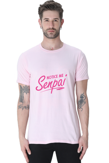 Otaku's Choice: Notice Me Senpai T-Shirt - A Magical Experience for Anime Lovers