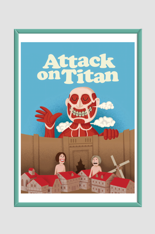 Exclusive Attack on Titan A3 Framed Poster: Elevate Your Wall Decor